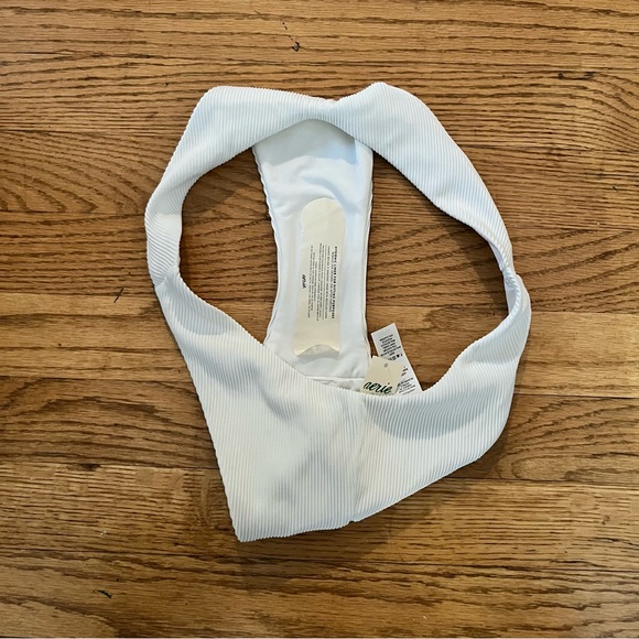 White Ribbed Bikini Bottom - Picture 5 of 5